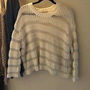 Cream sweater